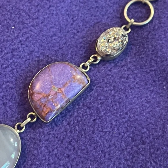 Gorgeous Sterling/Stone Bracelet - Picture 4 of 4